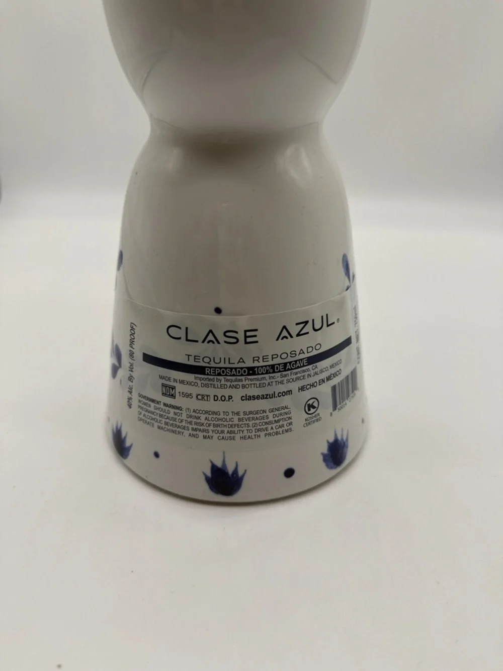 Clase Azul Reposado 750ml Tequila Bottle in Box.